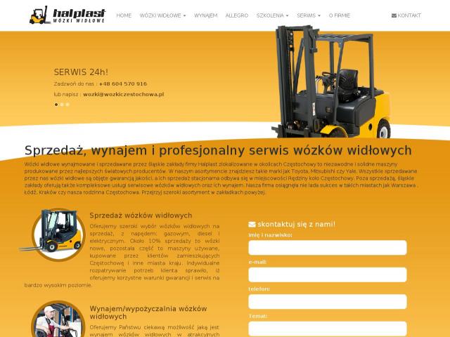 Wózki widłowe Halplast