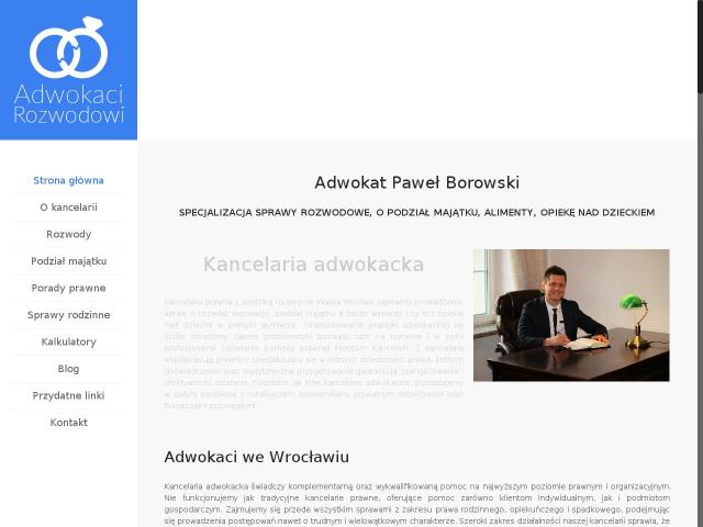 Adwokat Paweł Borowski