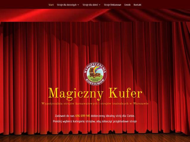 Wypożyczalnia Strojów Magiczny Kufer