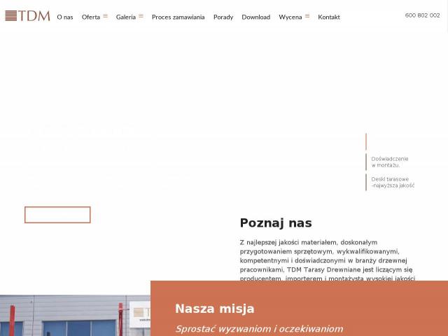 TDM Tarasy drewniane Dorota Maciejewska, Krzysztof Maciejewski Spółka cywilna