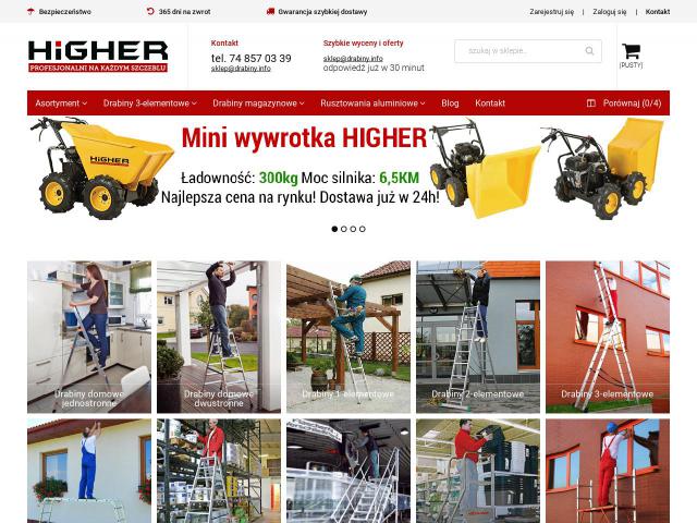 HIGHER - drabiny i rusztowania