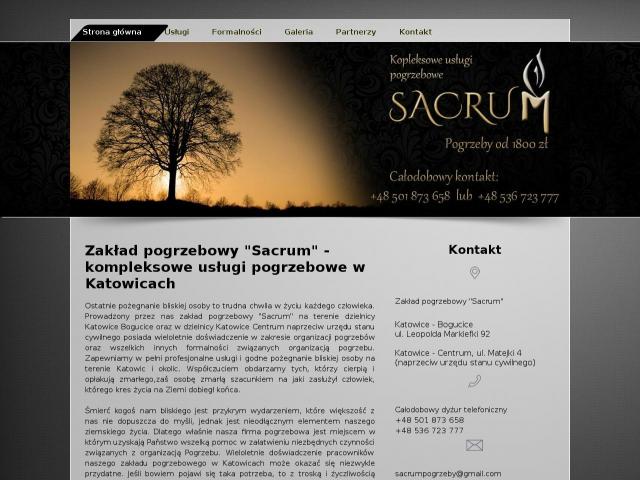 Usługi pogrzebowe Sacrum Sebastian Labus